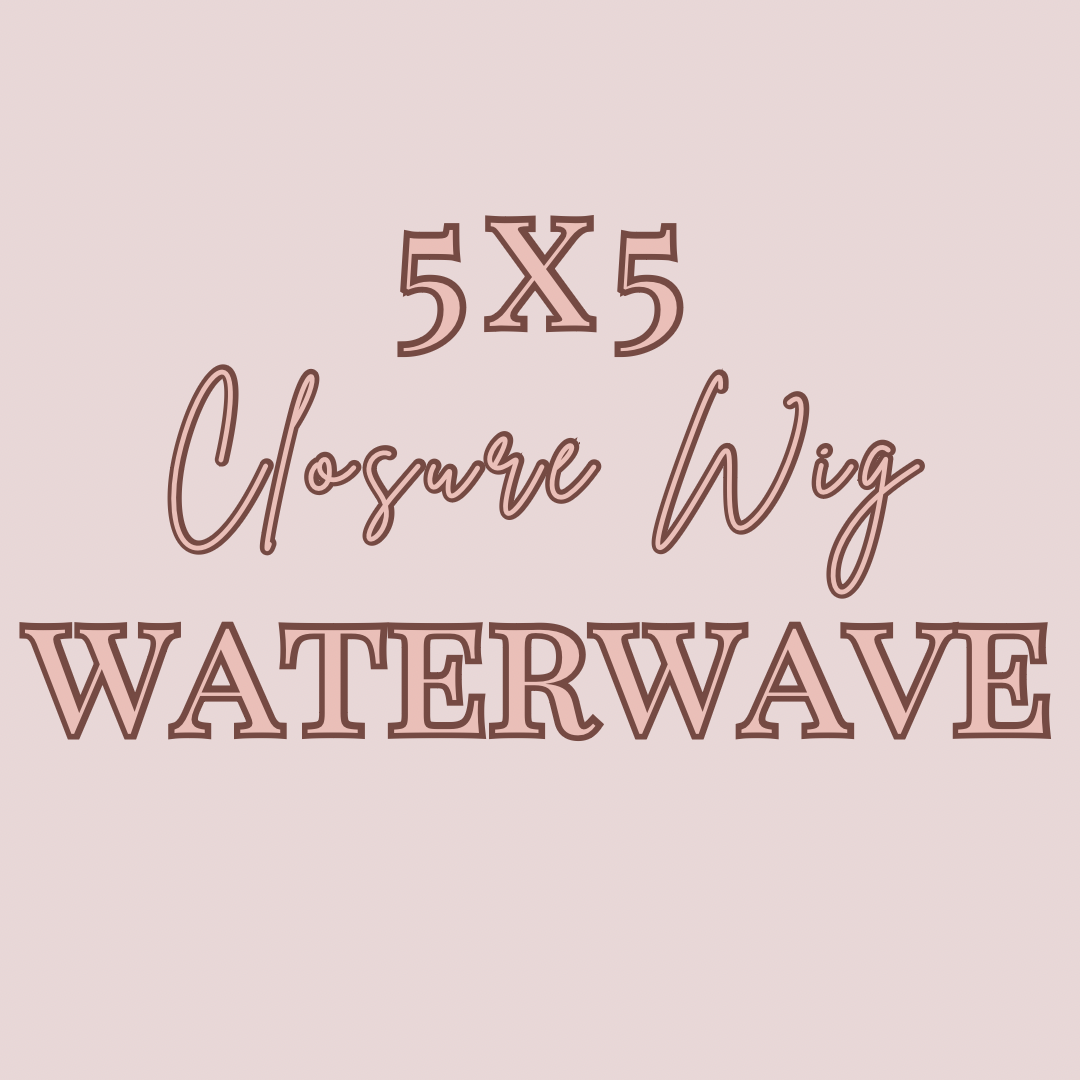 Luxury HD 5x5 Closure Water Wave Wig