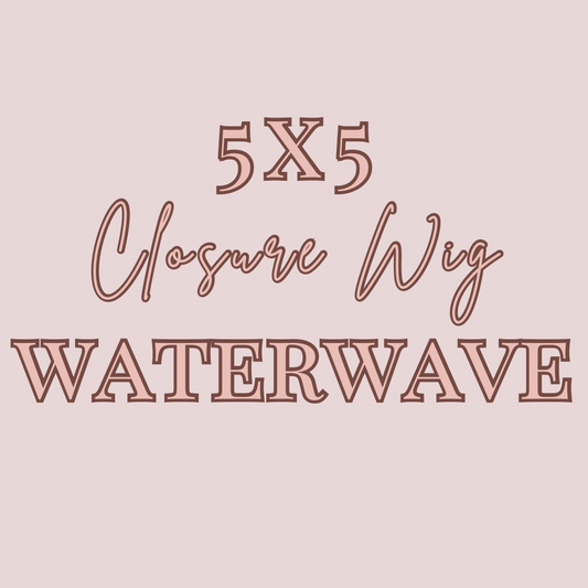 Luxury HD 5x5 Closure Water Wave Wig