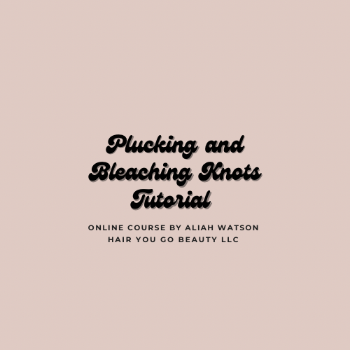 Plucking & Bleaching Knots Tutorial