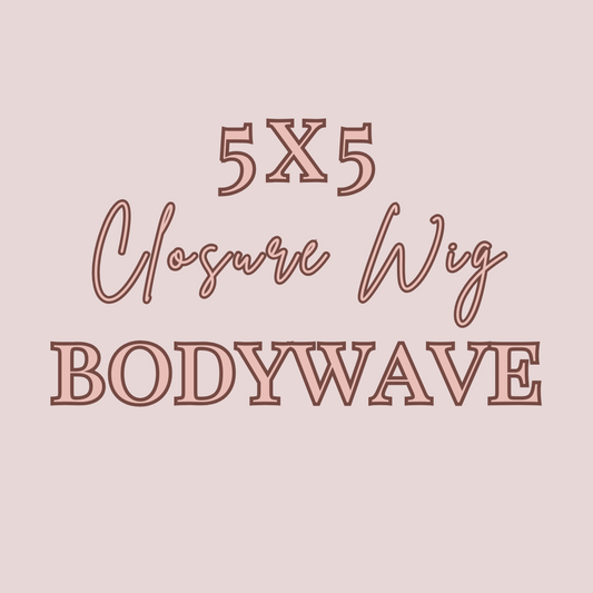 Luxury HD 5x5 Closure Body Wave Wigs (180%)