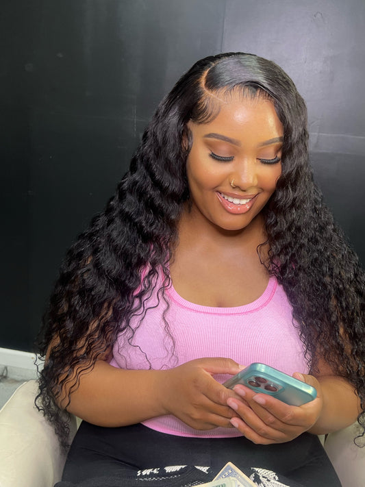 Luxury HD Deep Wave Wigs (180%) **