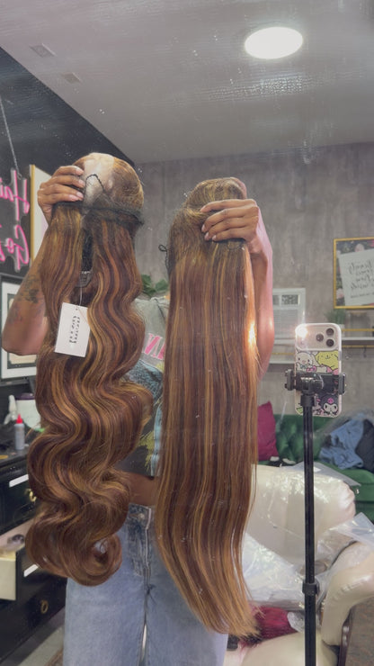 Luxury TRANSPARENT 13x4 Pre-Colored Wigs (200%) **