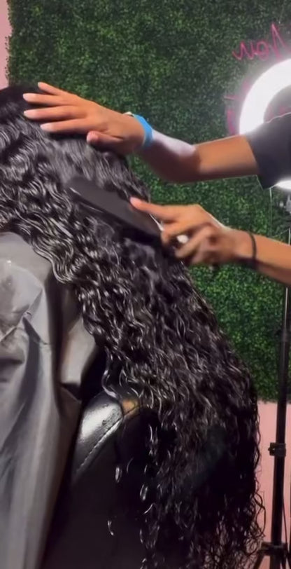 Luxury HD 5x5 Closure Water Wave Wig